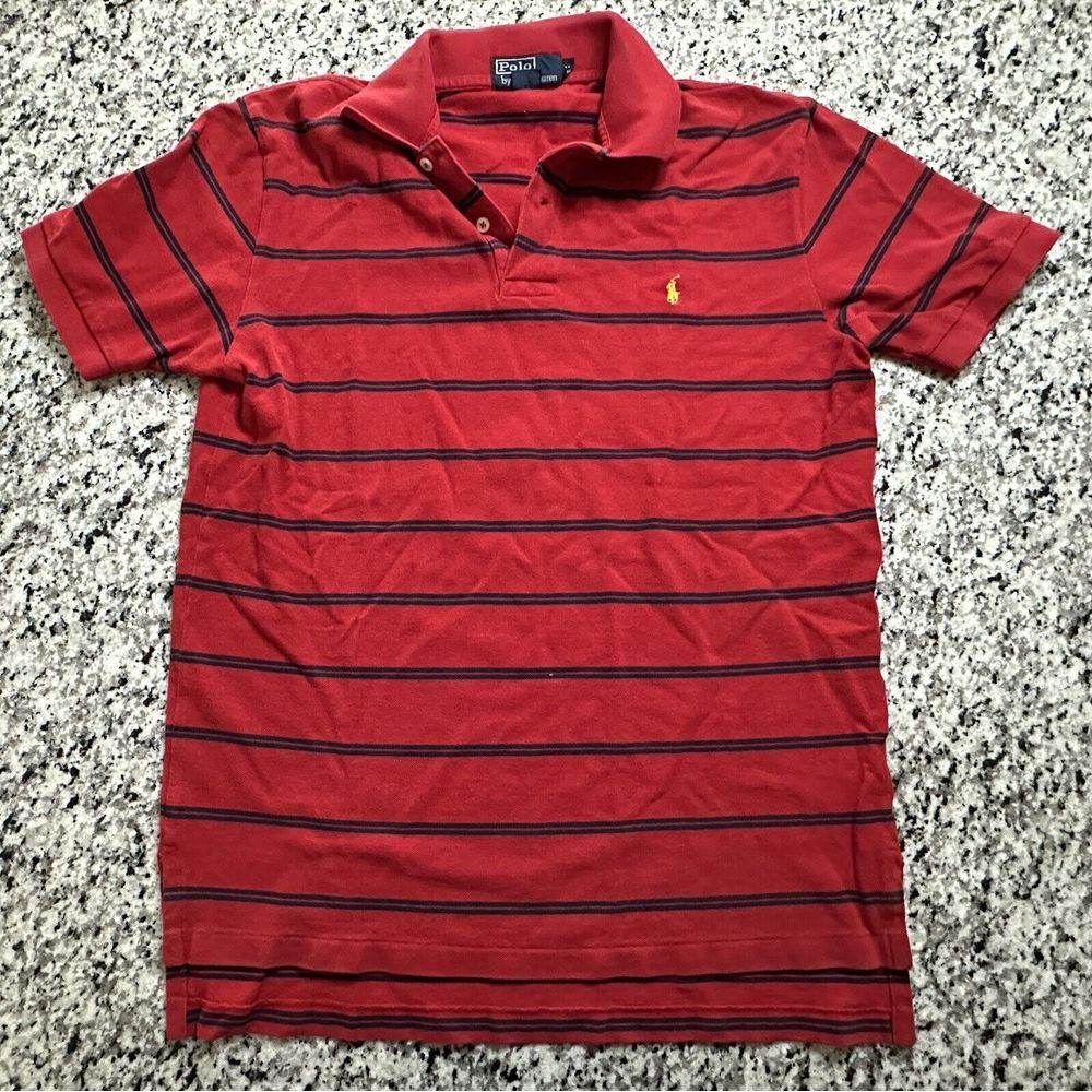 Polo‎ Ralph Lauren Polo Shirt Red Casual Mens size Medium